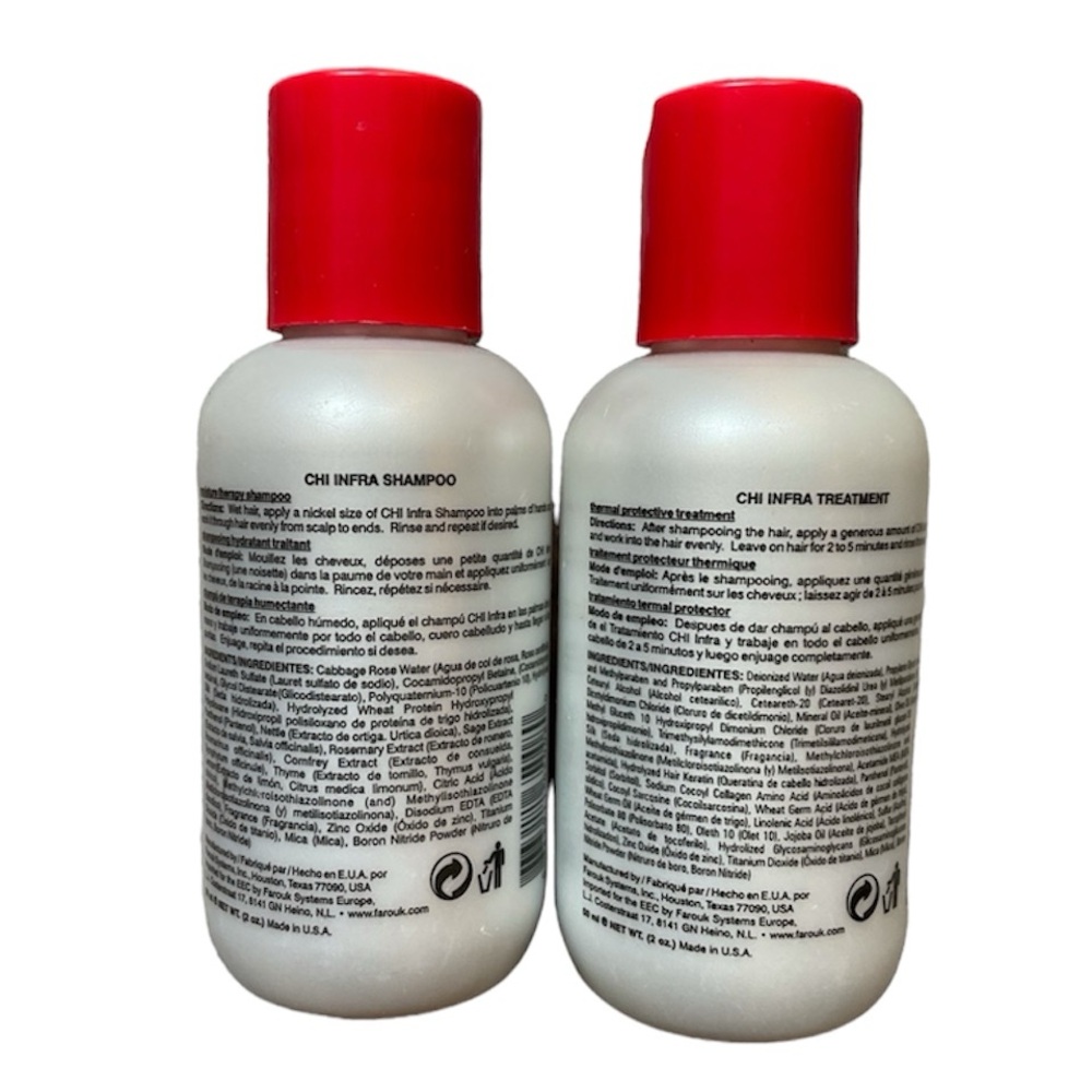 SOLD!!🌹5/$15 NEW Travel-sized CHI Infra Shampoo & Treatment Set - Picture 2 of 6